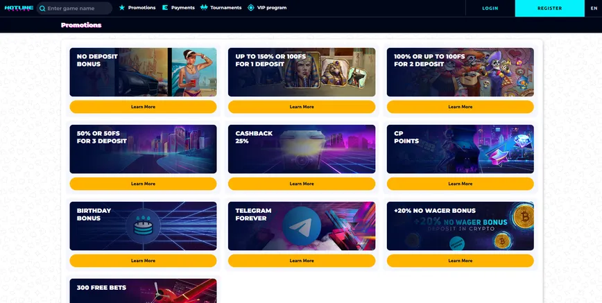 Promotions and Bonuses at Pelican Casino