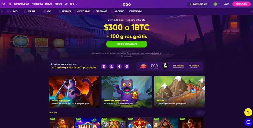 Sobre o Bao Casino