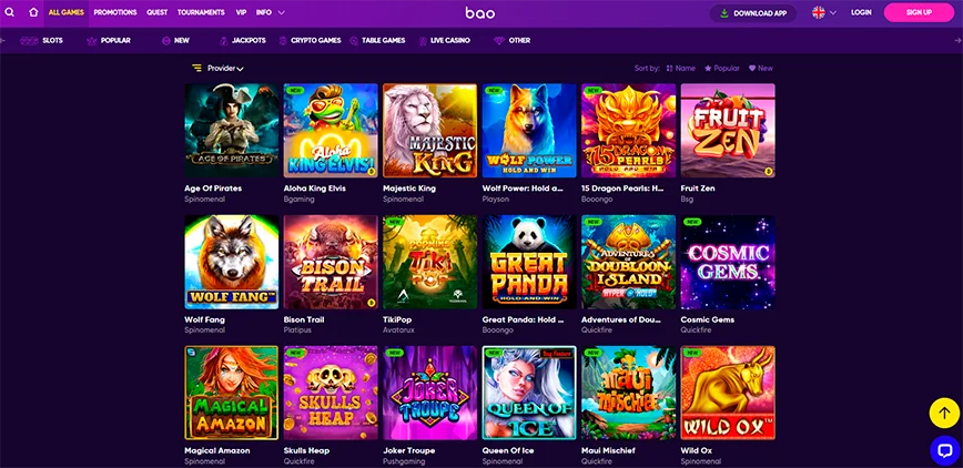 Slots no Bao Cassino