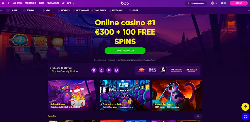 Bao Casino en línea Mejor casino