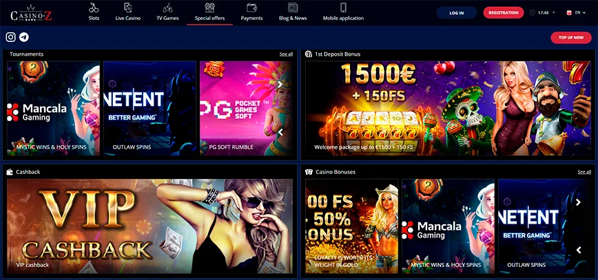 Promotions et bonus sur Casino-Z