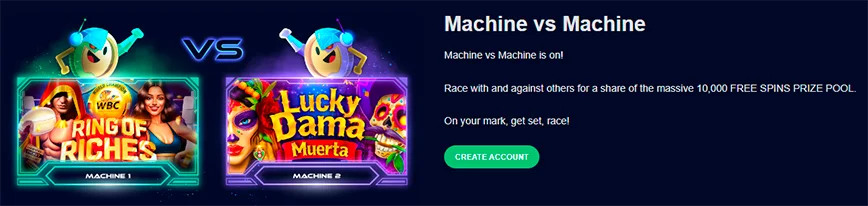 Machine vs Machine at Mbit Casino