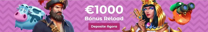 Bônus de recarga de € 100 no cassino SlottoJam