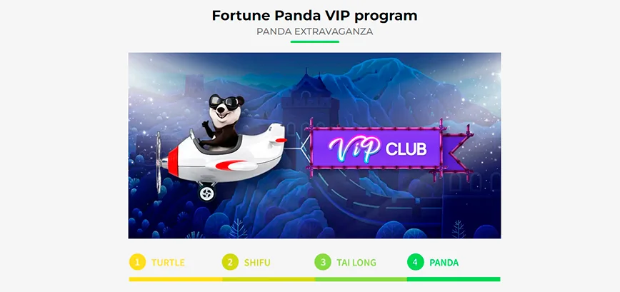 Programme VIP au Fortune Panda Casino