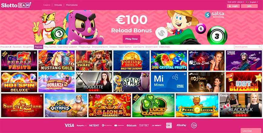 SlottoJam Casino Meilleur casino en ligne