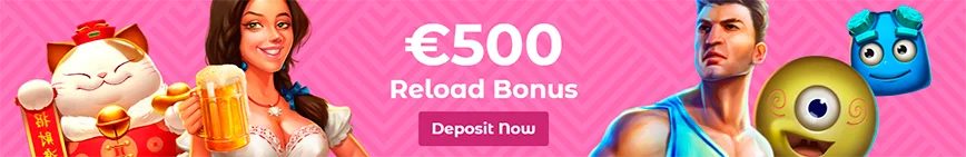 500 € de bonus de recharge à Casino SlottoJam