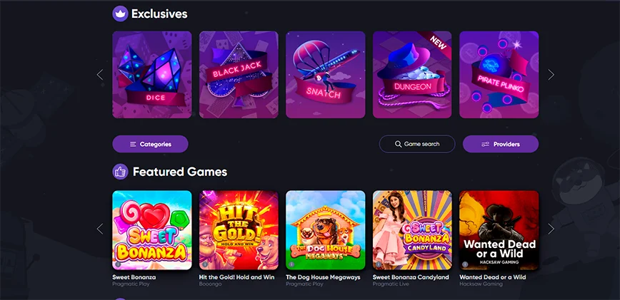 BitDice casino Games