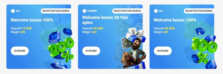 Slottica Casino Welcome Bonus