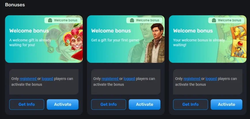 Spinbounty Casino Welcome Bonus
