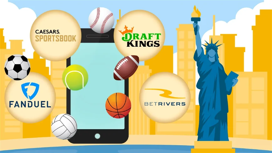 Mobile sports betting revenue hits records in New York