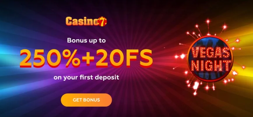 First deposit at Casino7