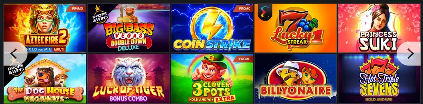 Slot Machines at 888starz.bet Casino