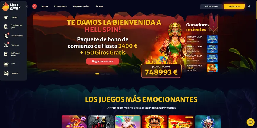 A propósito de Hell Spin Casino 