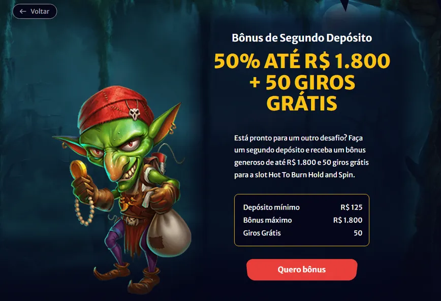 Bonus de deuxième dépôt au casino HellSpin