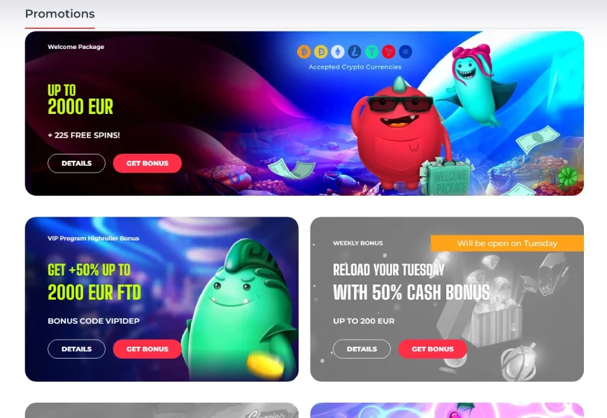 Promotions and bonuses at YOJU Casino