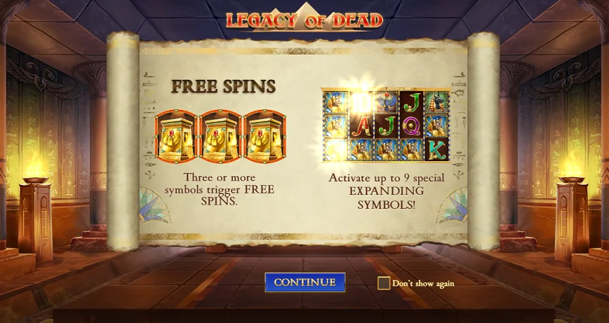 How To Play Legacy Of Dead Slot