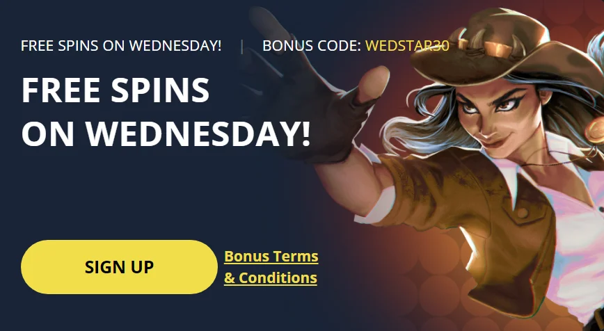 Free Spins On Wednesday At Golden Star