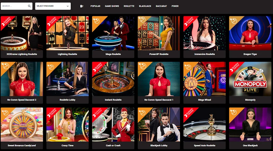 Live Dealer Casino Games at Goldenbet Casino