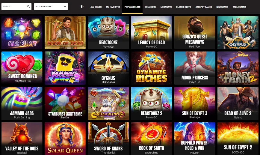 Slot Machines at Goldenbet Casino