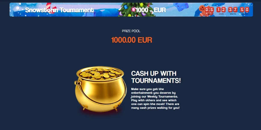 Tournaments and Races at Richprize Casino