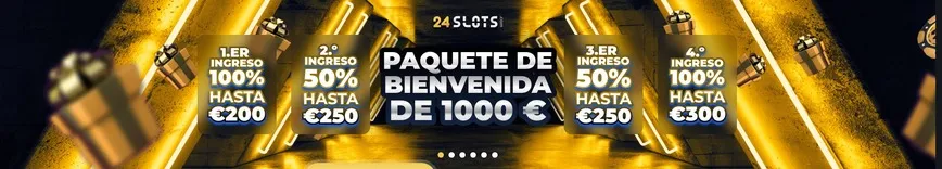 Bono de bienvenida del casino 24Slots