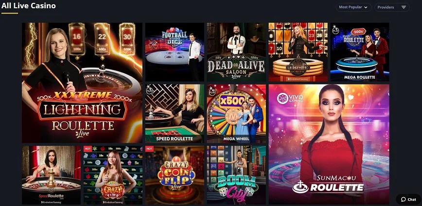 Live Dealer Casino Games