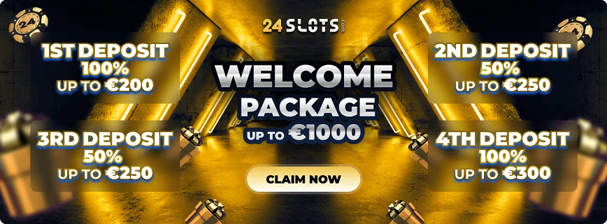 24Slots Casino Welcome Bonus