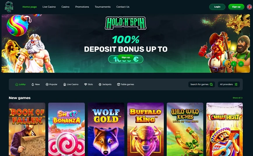 About HoldnSpin Casino