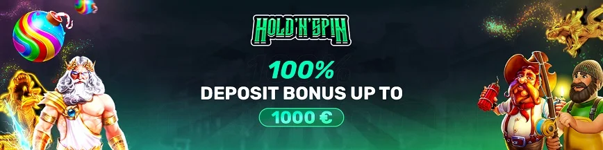 HoldnSpin casino Welcome Bonus