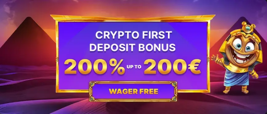 Crypto first deposit bonus at Horus Casino