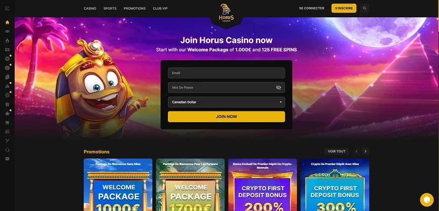 Informations sur le Casino Horus