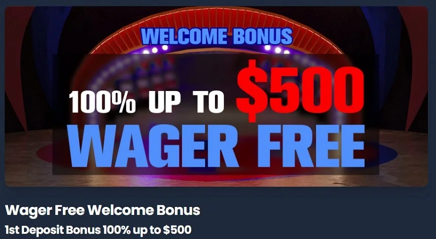 Wager free welcome bonus at Kryptosino