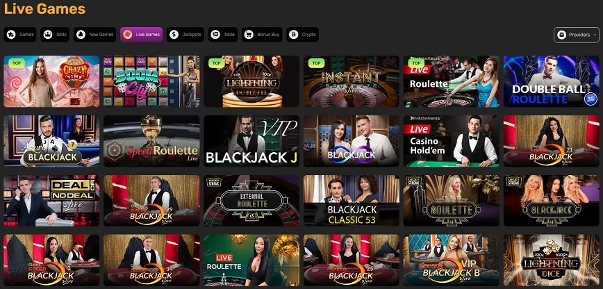 Live Dealer Casino Games at Igu Casino