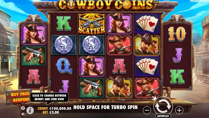 Free Play in Cowboy Coins Slot