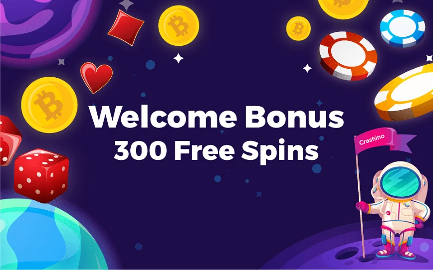 Crashino Casino Welcome Bonus