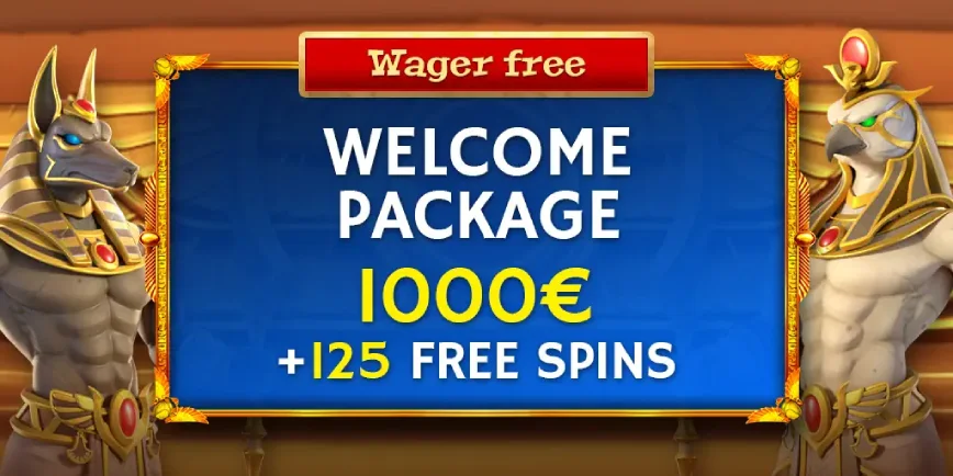 Welcome Package $1000 Plus 125 Free Spins