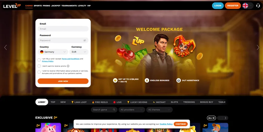  About LevelUp Casino