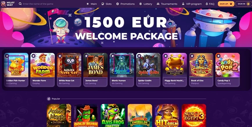 About MilkyWay Casino