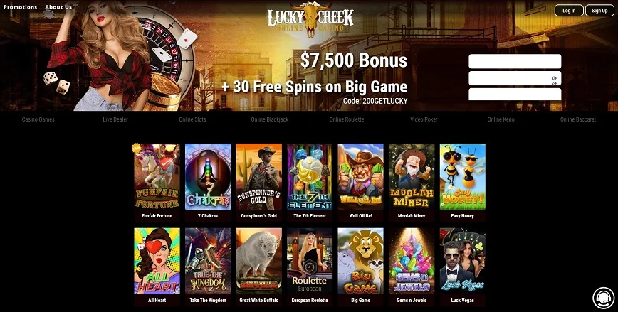 About Lucky Creek casino