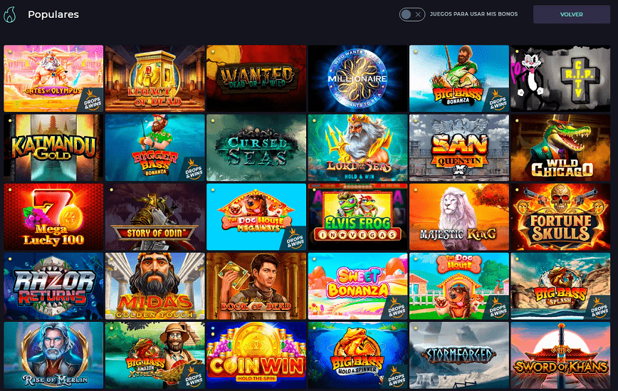Máquinas tragamonedas en Izzi Casino