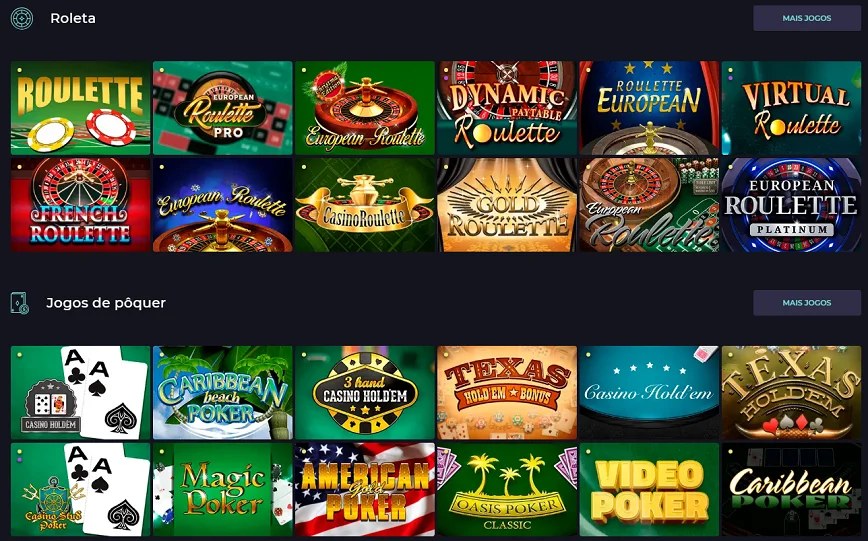 Jogos de Mesa no Izzi Casino