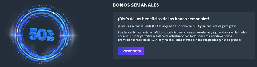 Bonos semanales