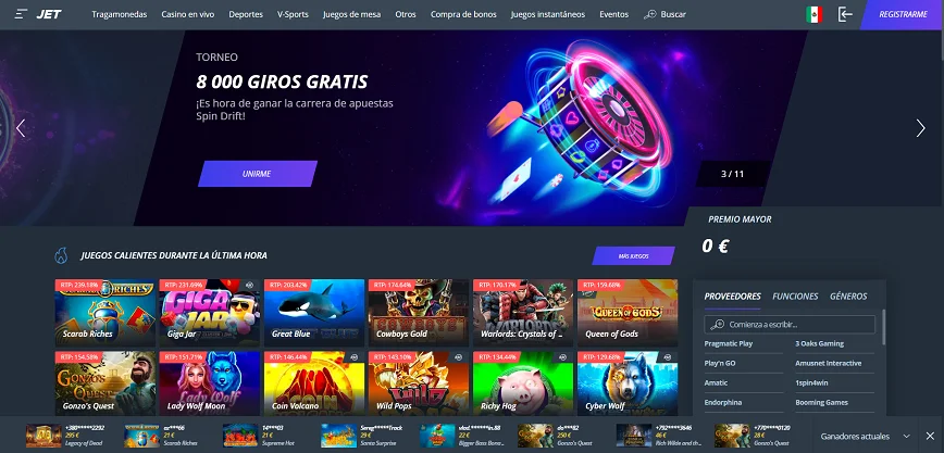 Acerca de Jet Casino