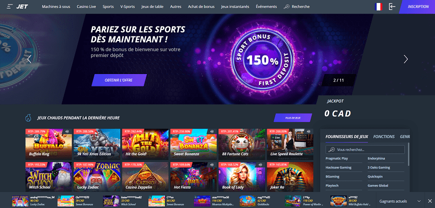 À Propos de Jet Casino