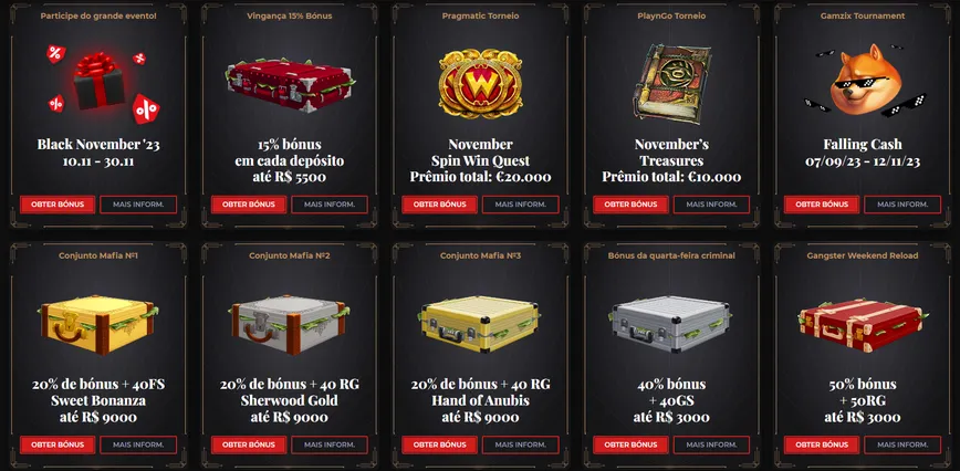 Outras promoções no Windetta Casino