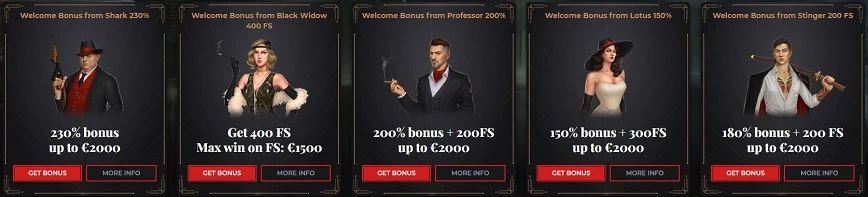 Windetta Casino Welcome Bonus