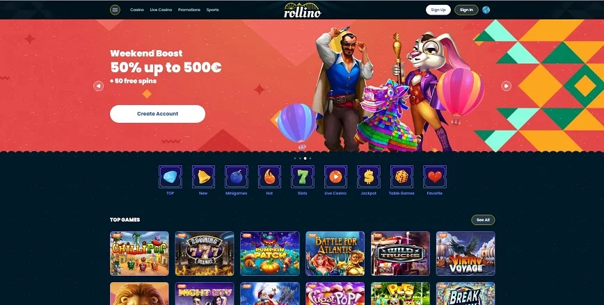 About Rollino casino