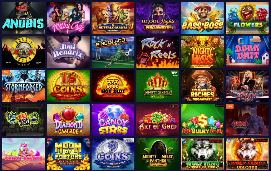 Slots at Casino Mega