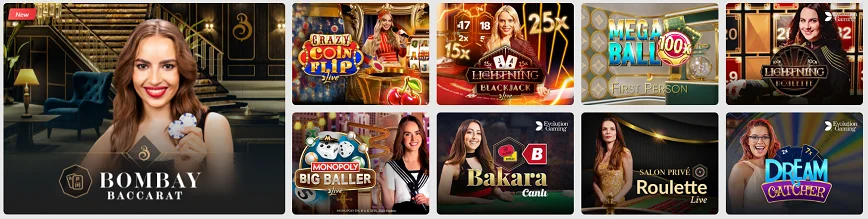 Jeux de Casino en Direct au Casino Cricbaba