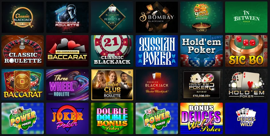 Table Games at Sultanbet Casino